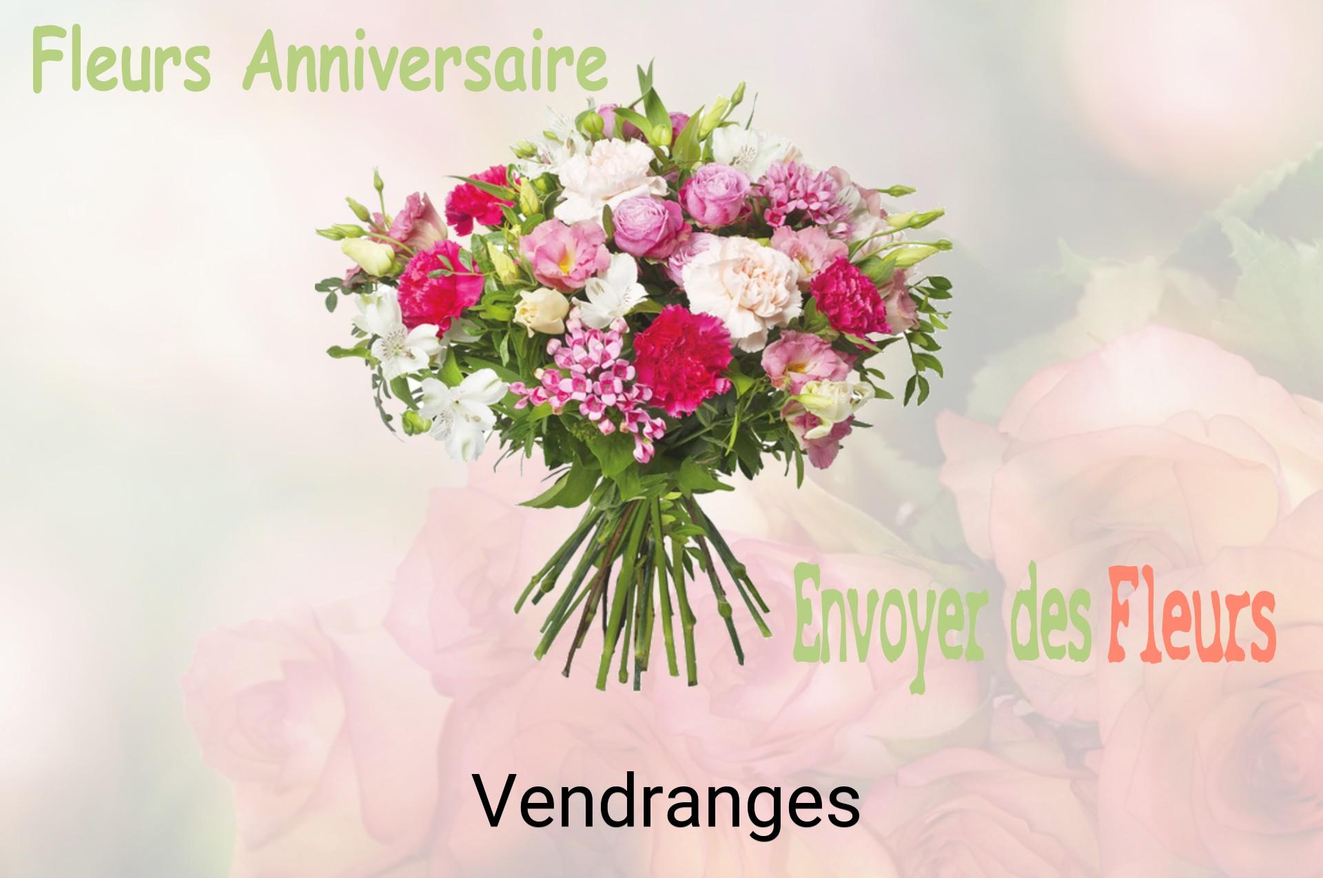 Bouquet de fleurs d’anniversaire livré à Vendranges