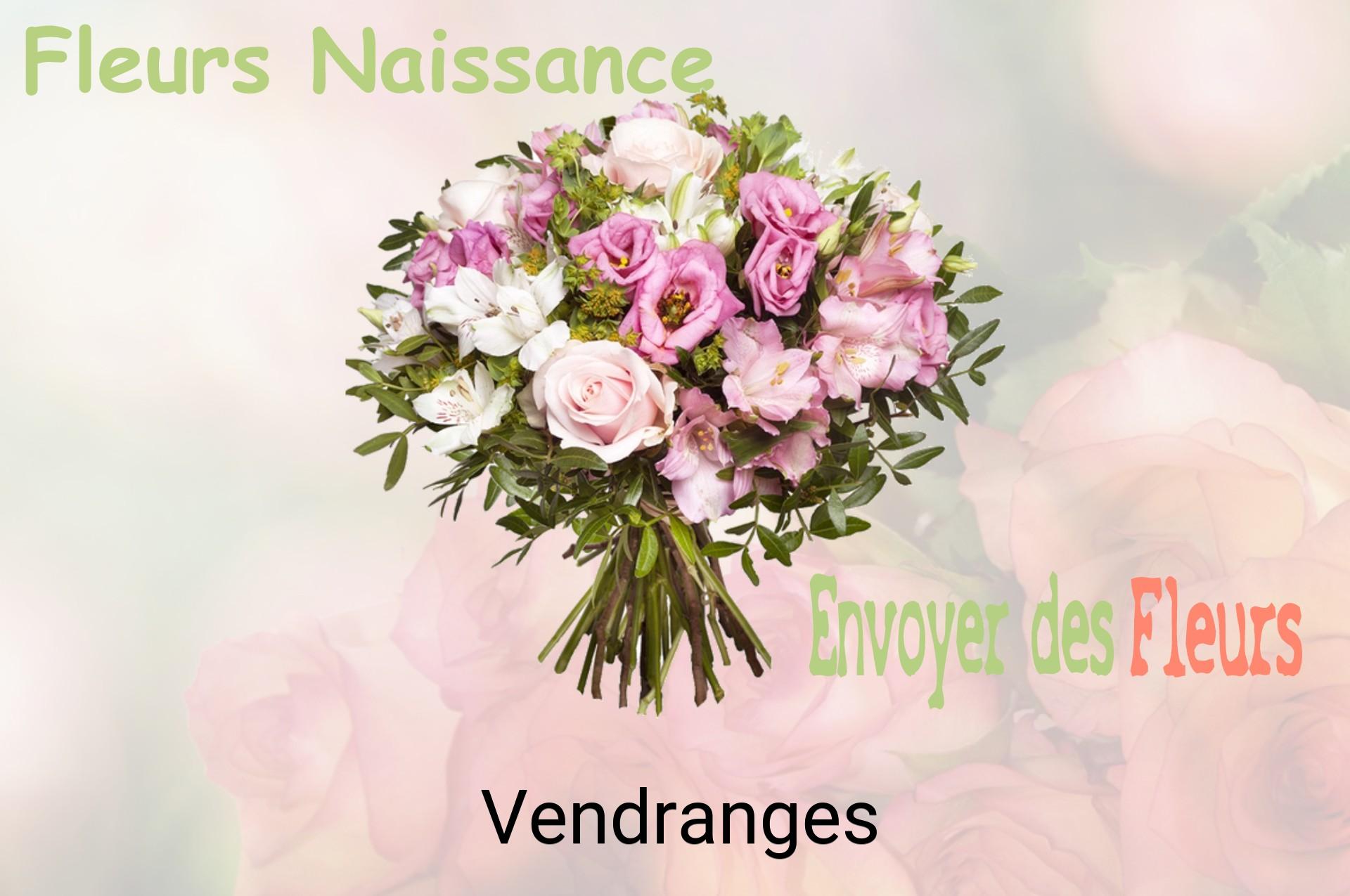 Bouquet de fleurs de naissance livré à Vendranges